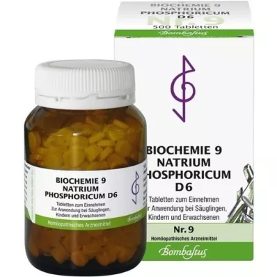BIOCHEMIE 9 Natrum phosphoricum D 6 comprimés, 500 pc