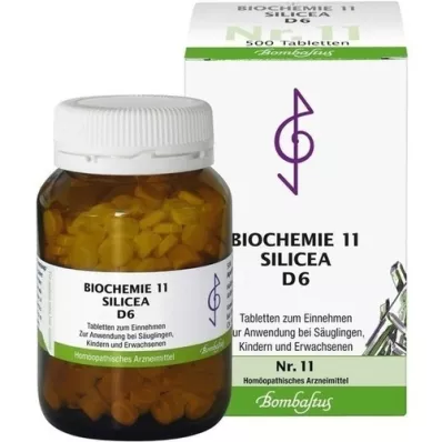 BIOCHEMIE 11 comprimés Silicea D 6, 500 pc BIOCHEMIE 11 comprimés Silicea D 6, 500 pc