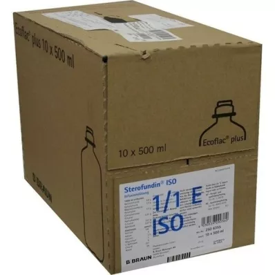 STEROFUNDIN ISO Solution pour perfusion Ecoflac Plus, 10X500 ml