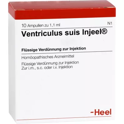 VENTRICULUS SUIS Ampoules Injeel, 10 pc