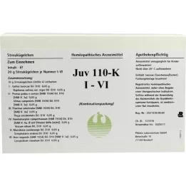 JUV 110 K I-VI Globules, 6X20 g