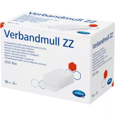 VERBANDMULL Hartmann 10 cmx2 m zigzag, 1 pièce