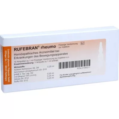 RUFEBRAN ampoules rhumo, 10 pc