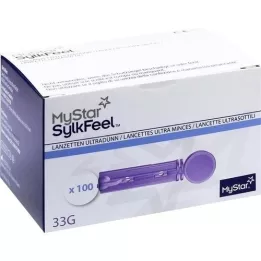 MYSTAR Lancettes SylkFeel 33 G, 100 pc