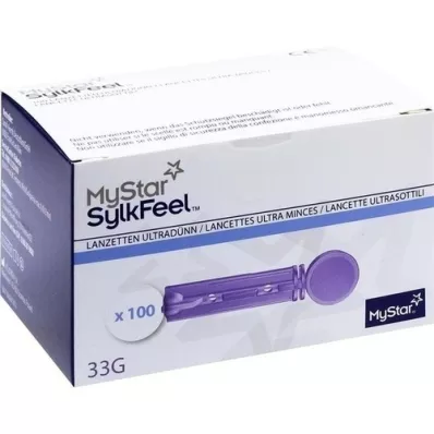 MYSTAR Lancettes SylkFeel 33 G, 100 pc