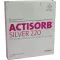 ACTISORB 220 compresses stériles argentées 10,5x10,5 cm, 10 pc