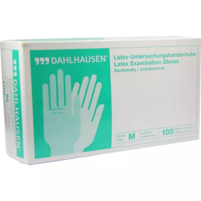HANDSCHUHE Latex non poudré taille M, 100 pc