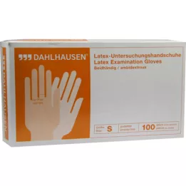 HANDSCHUHE Latex non poudré taille S, 100 pc