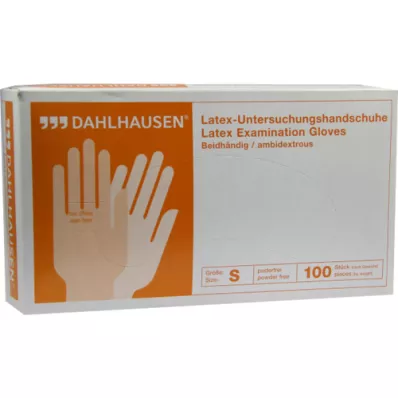 HANDSCHUHE Latex non poudré taille S, 100 pc HANDSCHUHE Latex non poudré taille S, 100 pc