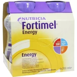 FORTIMEL Arôme énergie banane, 4X200 ml
