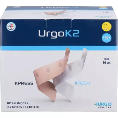 Système de compression Urgok2 10 cm, tour de cheville 18-25 cm, 6 pcs