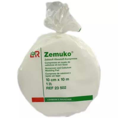 ZEMUKO Rouleau de compression en tissu non tissé 10 cmx10 m, 1 pièce