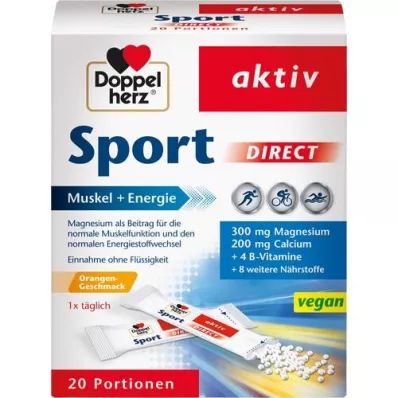 DOPPELHERZ Sport DIRECT Vitamines + minéraux, 20 pc DOPPELHERZ Sport DIRECT Vitamines + minéraux, 20 pc