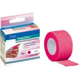 FINGERFLEX 2,5 cmx4,5 m rose sans latex, 1 pièce