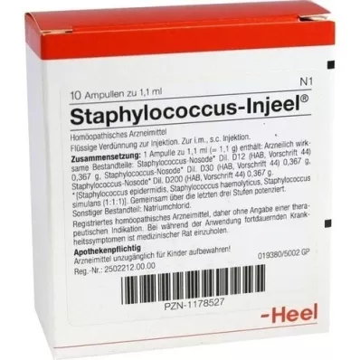STAPHYLOCOCCUS INJEEL Ampoules, 10 pc STAPHYLOCOCCUS INJEEL Ampoules, 10 pc