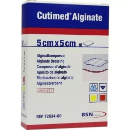 CUTIMED Alginate Alginate compresse 5x5 cm, 10 pc