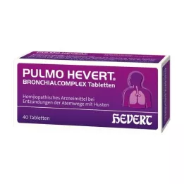PULMO HEVERT Comprimés complexes bronchiques, 40 pc