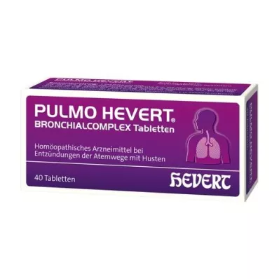 PULMO HEVERT Comprimés complexes bronchiques, 40 pc