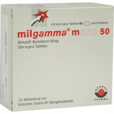 MILGAMMA mono 50 comprimés enrobés, 100 pc
