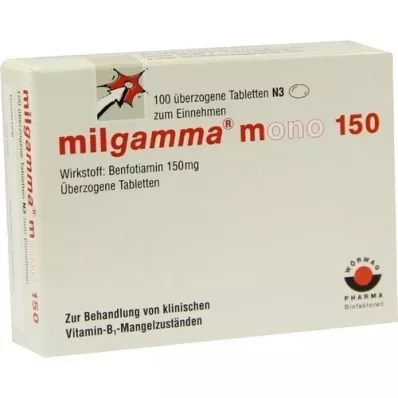 MILGAMMA mono 150 comprimés enrobés, 100 pc