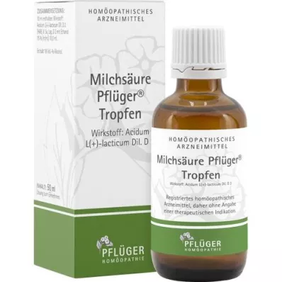 MILCHSÄURE Pflueger gouttes, 50 ml MILCHSÄURE Pflueger gouttes, 50 ml
