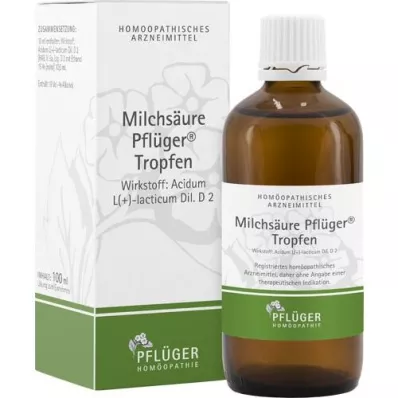 MILCHSÄURE Pflueger gouttes, 100 ml MILCHSÄURE Pflueger gouttes, 100 ml