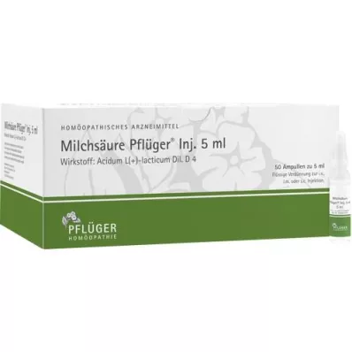 MILCHSÄURE Solution injectable Pflueger 5 ml, 50 pc