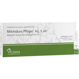 MILCHSÄURE Solution injectable Pflueger 5 ml, 10 pc