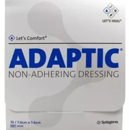 ADAPTIC Pansement humide 7,6x7,6 cm, 10 pcs