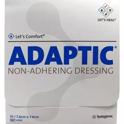 ADAPTIC Pansement humide 7,6x7,6 cm, 10 pcs