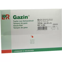 GAZIN Écouvillon prune stérile 2+3 protecteur R.o.RK, 125 pc