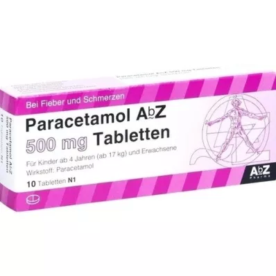 PARACETAMOL AbZ 500 mg comprimés, 10 pc