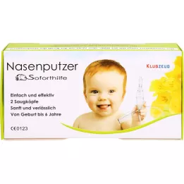 KLUGZEUG Aspirateur nasal à aide immédiate pour nettoyant nasal, 1 pc