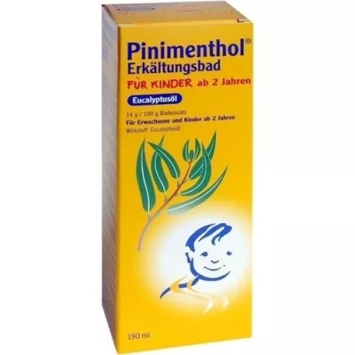 PINIMENTHOL Bain froid pour les enfants de 2 ans et plus. Eucalyptus, 190 ml PINIMENTHOL Bain froid pour les enfants de 2 ans et plus. Eucalyptus, 190 ml