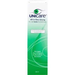 UNICARE Solution tout-en-un pour toutes les lentilles de contact rigides, 240 ml
