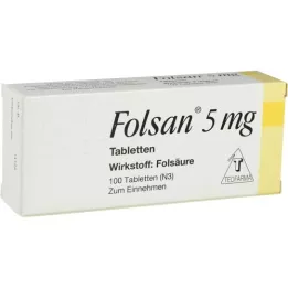 FOLSAN comprimés de 5 mg, 100 pc