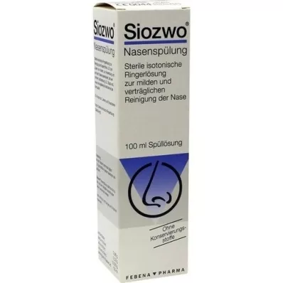 SIOZWO Rinçage nasal sans conservateur, 100 ml