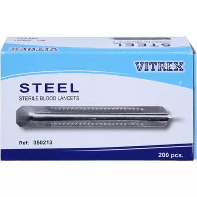 BLUTLANZETTEN Métal simple, 200 pièces