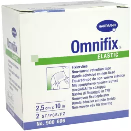 OMNIFIX élastique 2,5 cmx10 m, 2 pcs