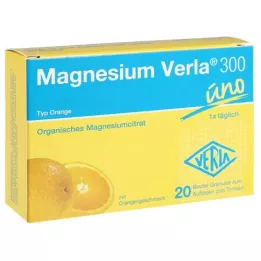 MAGNESIUM VERLA 300 granulés orange, 20 pcs
