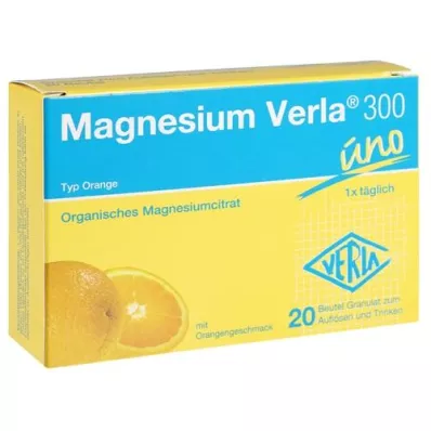 MAGNESIUM VERLA 300 granulés orange, 20 pcs