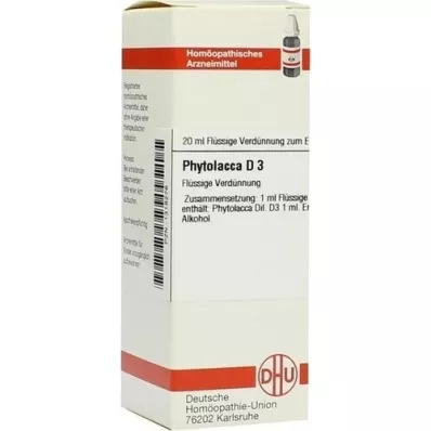PHYTOLACCA Dilution D3, 20 ml