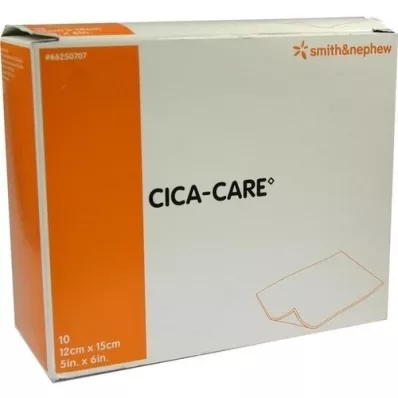 CICA CARE Plaque de gel de silicone fine 12x15 cm pour cicatrices, 10 pcs