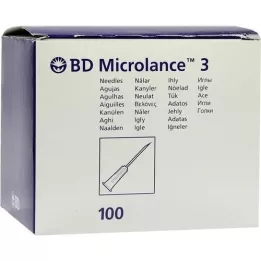 BD MICROLANCE 3 canules spéciales 16 G 1 1/2 1,65x40 mm, 100 pièces