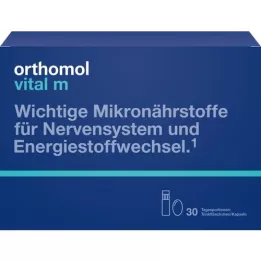 ORTHOMOL Pack combiné bouteille/capsule Vital M, 30 pc