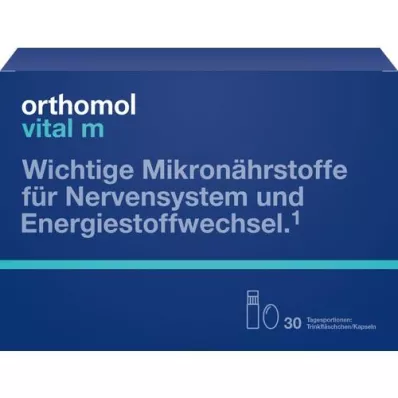 ORTHOMOL Pack combiné bouteille/capsule Vital M, 30 pc ORTHOMOL Pack combiné bouteille/capsule Vital M, 30 pc