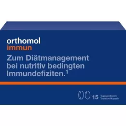 ORTHOMOL Immune Pack combiné de 15 comprimés/capsules, 1 pc
