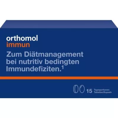 ORTHOMOL Immune Pack combiné de 15 comprimés/capsules, 1 pc ORTHOMOL Immune Pack combiné de 15 comprimés/capsules, 1 pc