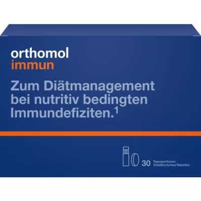 ORTHOMOL Pack combiné bouteille/comprimé immunitaire, 30 pcs ORTHOMOL Pack combiné bouteille/comprimé immunitaire, 30 pcs