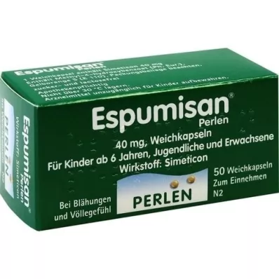 ESPUMISAN Capsules molles de perles, 50 pc
